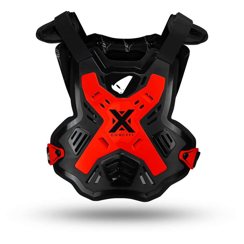 Moto Cross Harness Ufo X-CONCEPT Black Red