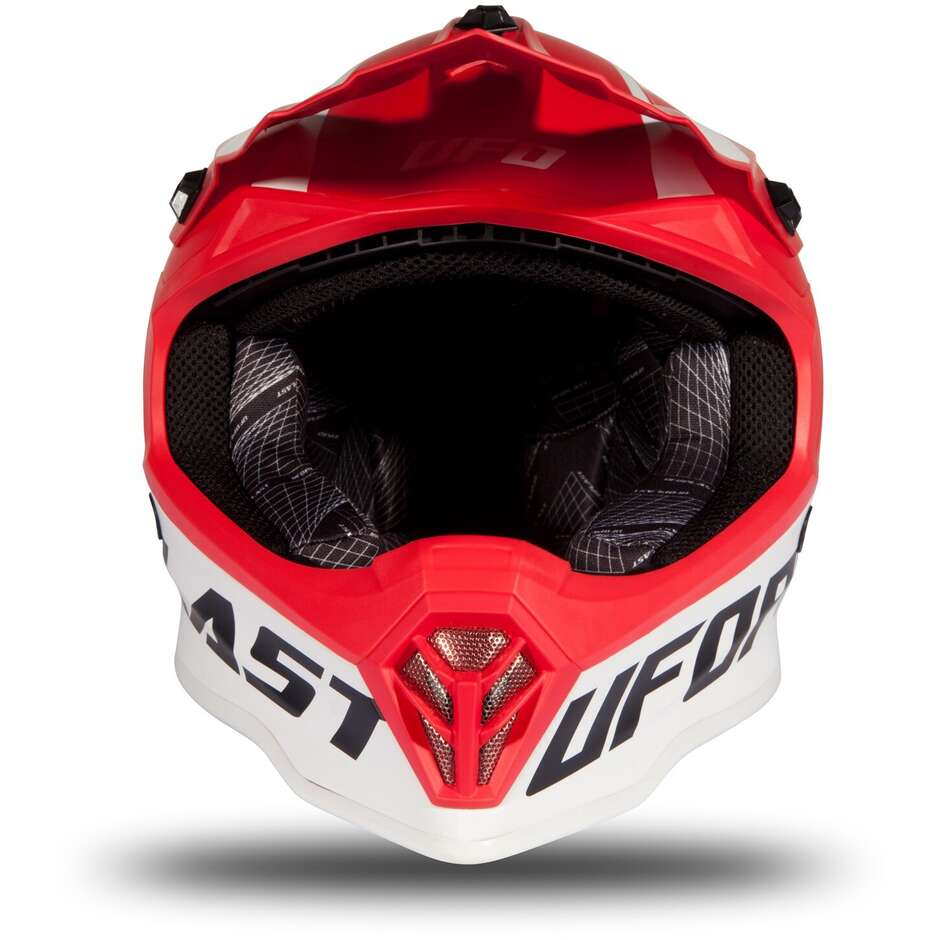 Moto Cross Helm für Kinder Ufo Matt Rot
