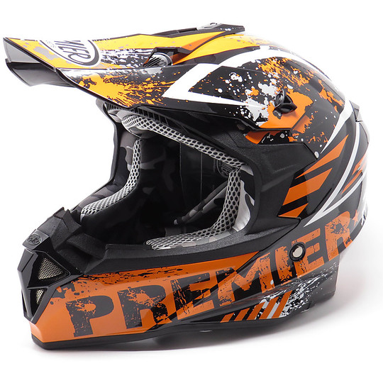 Moto Cross Helmet Enduro Premier EXIGE 2017 Orange KTM