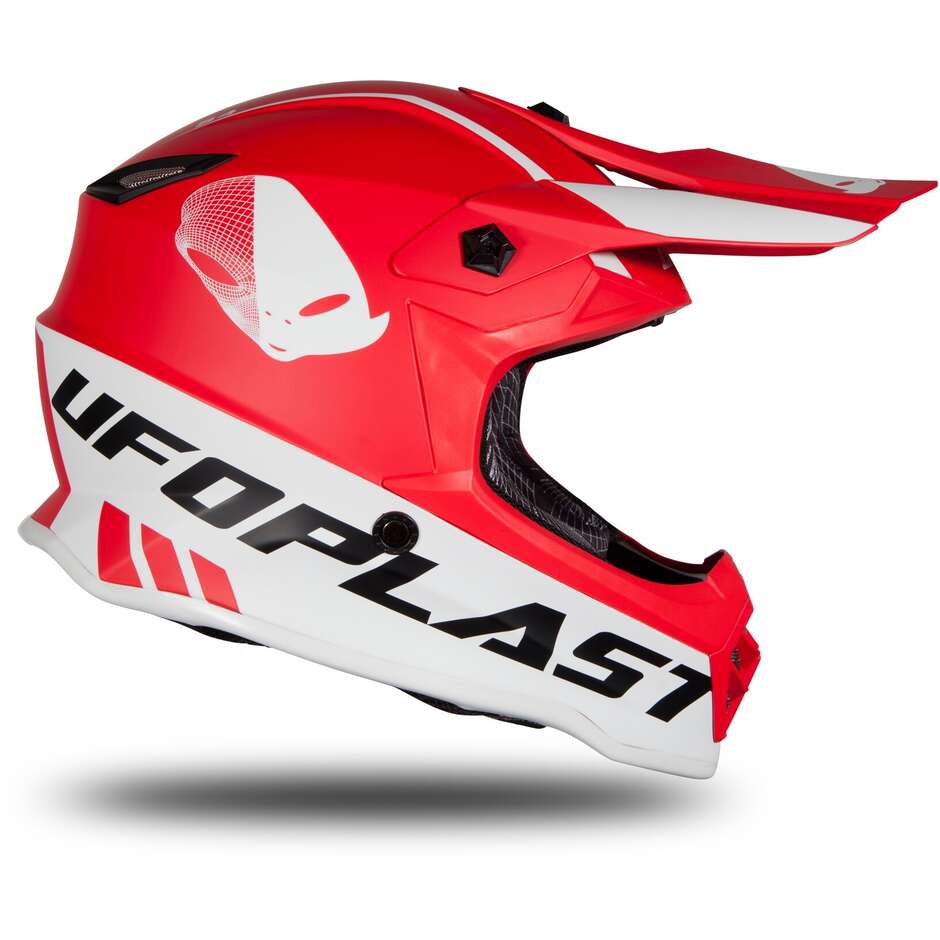 Moto Cross Helmet for Children Ufo Matt Red
