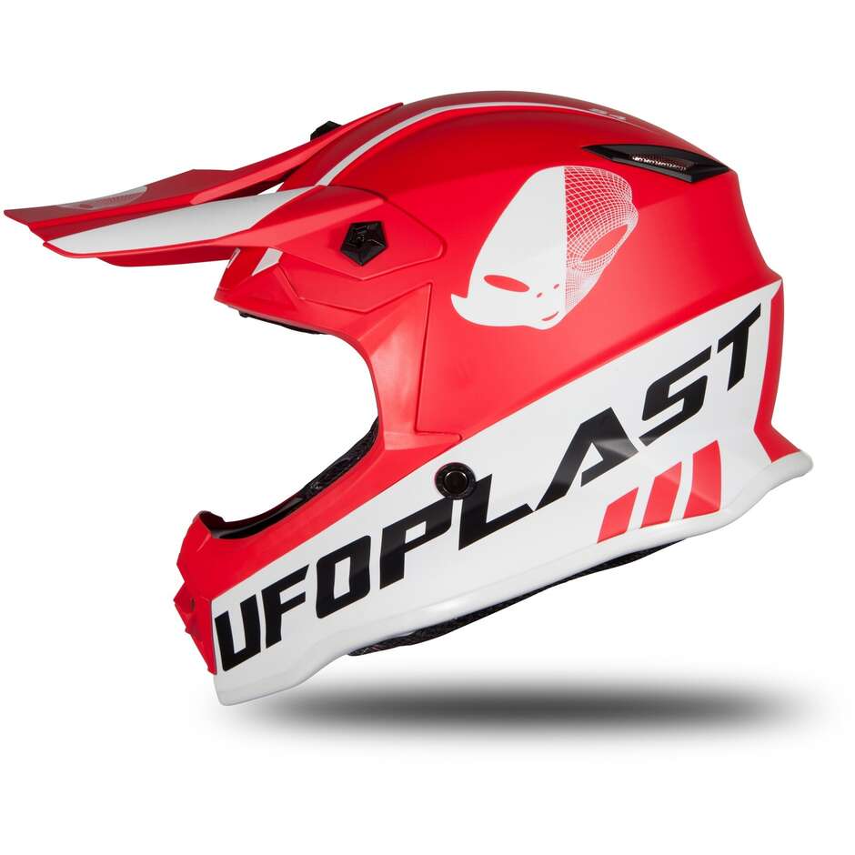 Moto Cross Helmet for Children Ufo Matt Red