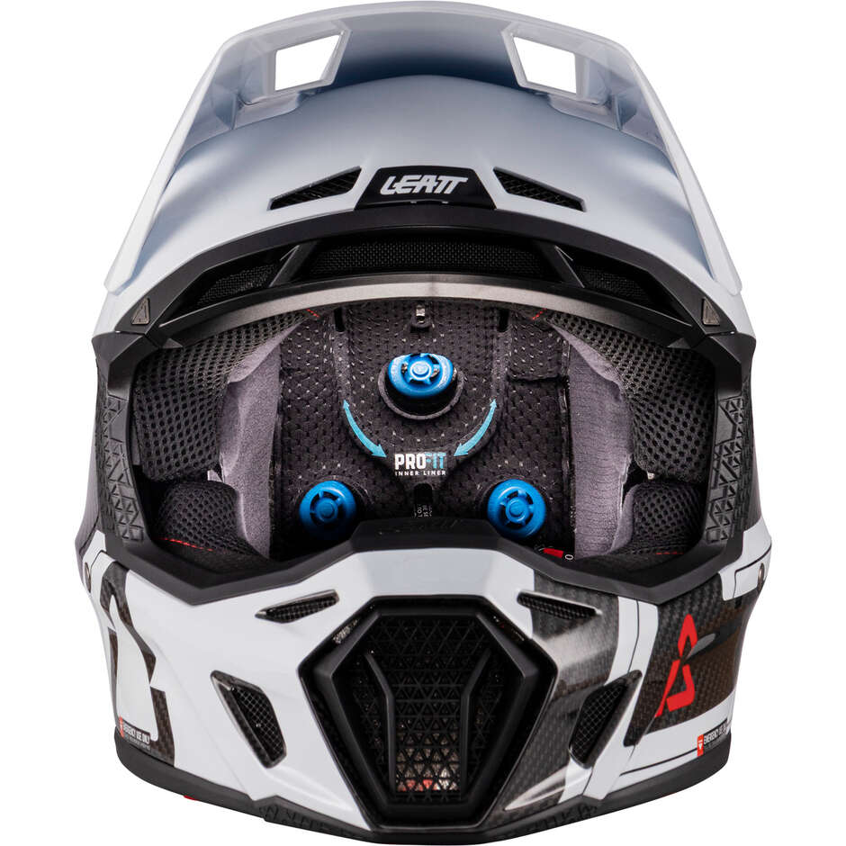 Moto Cross Helmet KIT 9.5 - V26 Leatt Carbon White