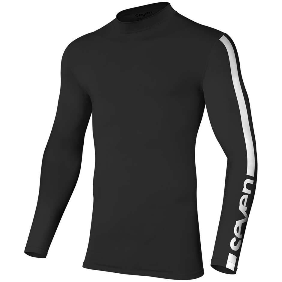 Moto Cross Jersey COMPRESSION SEVEN MX ZERO Black White