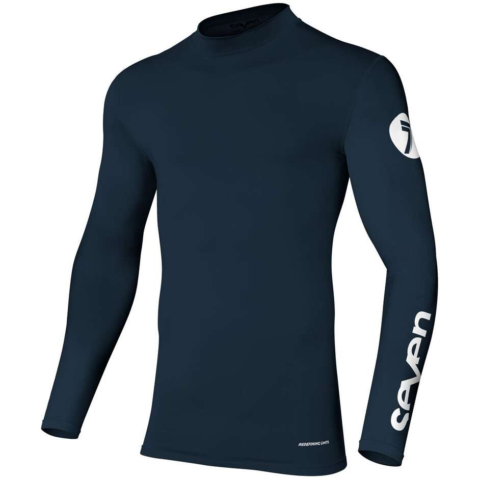 Moto Cross Jersey COMPRESSION SEVEN MX ZERO Navy M