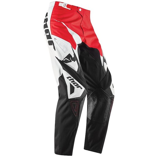Moto Cross Pants Thor Phase Enduro Tilt 2015 White Black Red