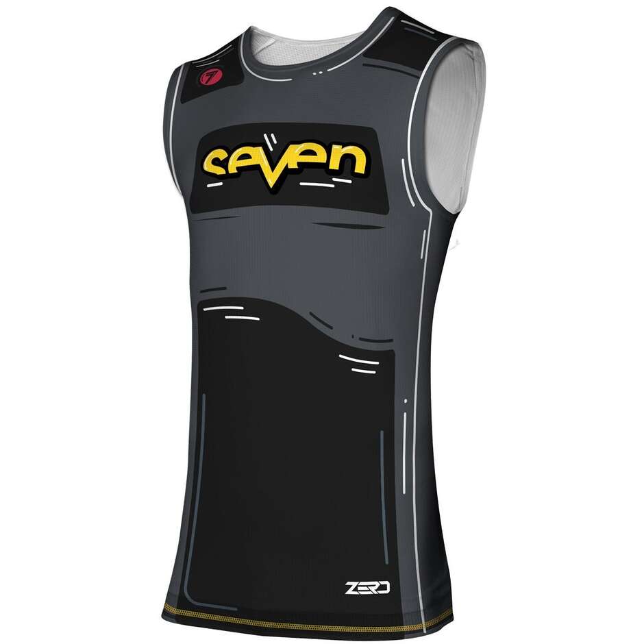 Moto Cross Tank Top SEVEN MX ZERO 25.1 HIJACK Schwarz