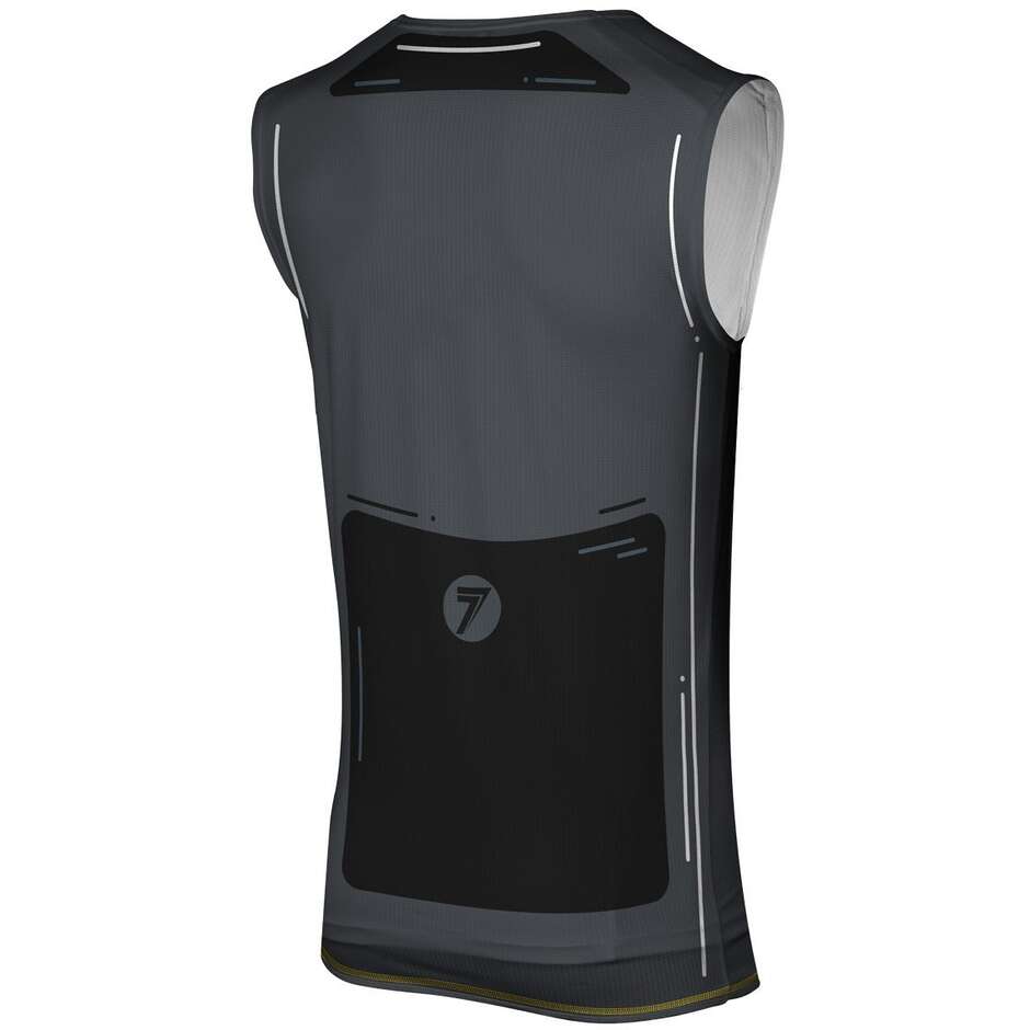 Moto Cross Tank Top SEVEN MX ZERO 25.1 HIJACK Schwarz