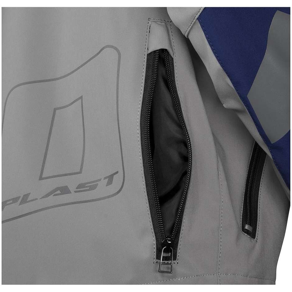 Moto Cross Ufo Enduro Taiga Jacket With Blue Removable Sleeves