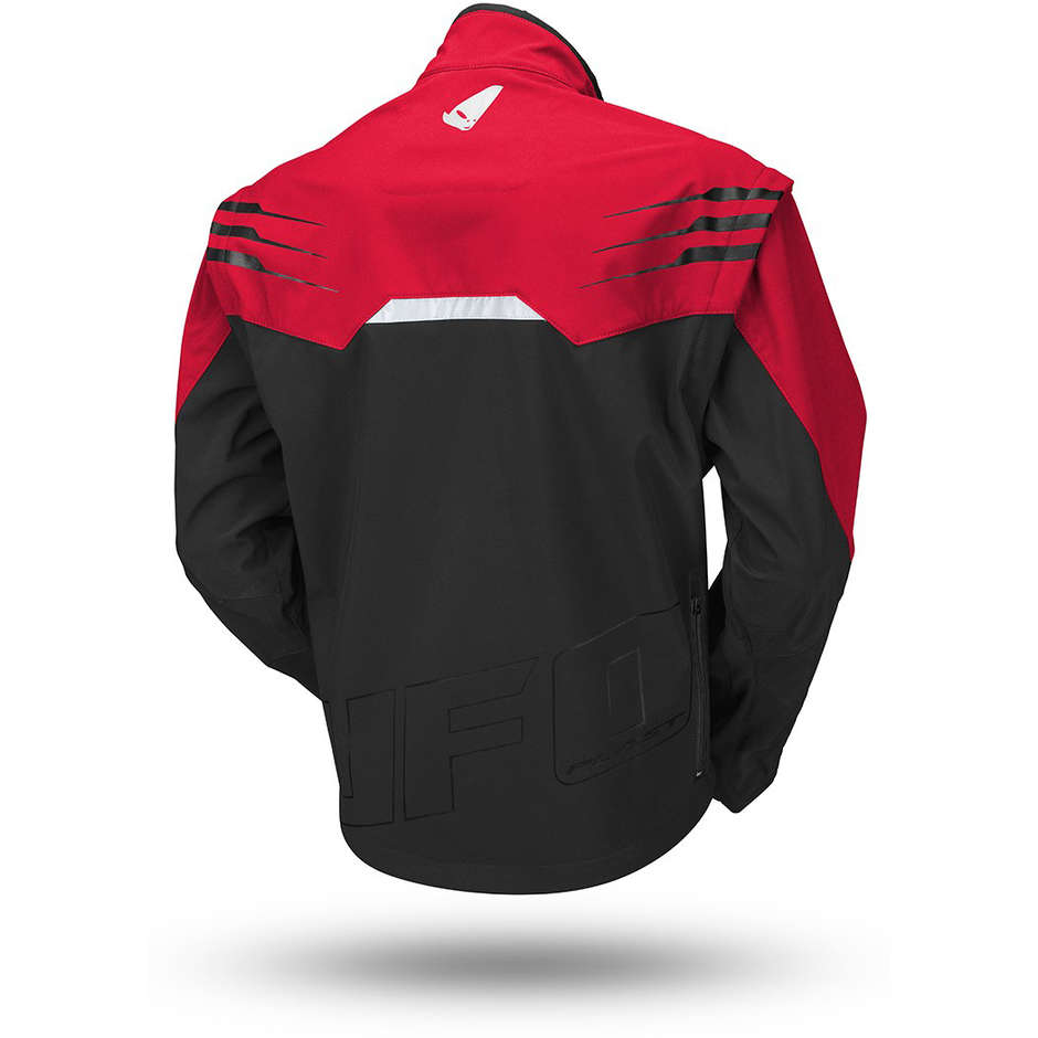 Moto Cross Ufo Enduro Taiga Jacket With Red Removable Sleeves