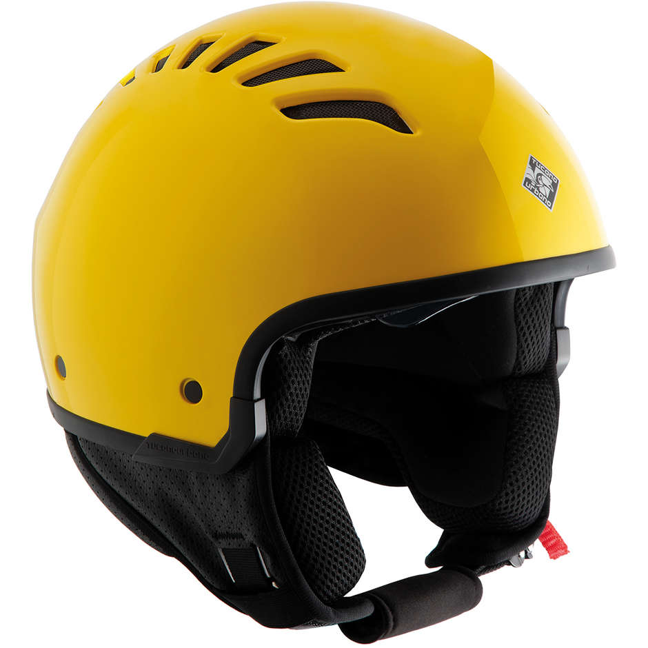 MOto Demi-Jet Helmet Tucano Urbano EL'FRESH 1150 Glossy Yellow