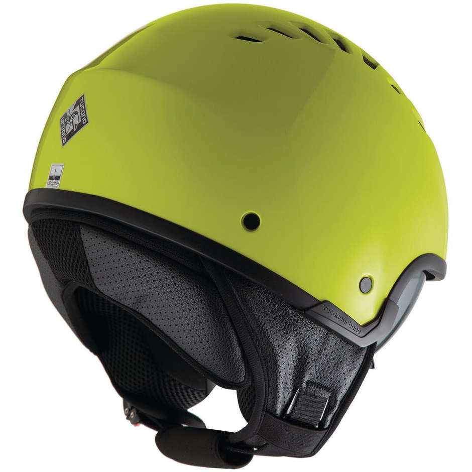 MOto Demi-Jet Tucano Urbano EL'FRESH 1150 Hi-Vision Yellow Helmet