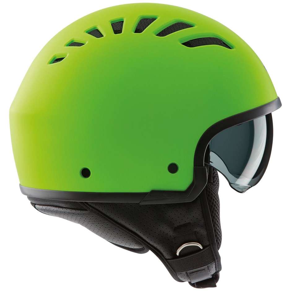 MOto Demi-Jet Tucano Urbano EL'FRESH 1150 Matt Green Helmet