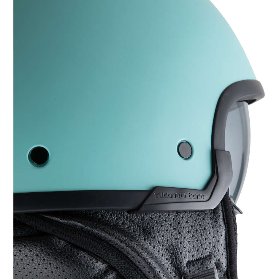 MOto Demi-Jet Tucano Urbano EL'FRESH 1150 Tiffy Matt Blue Helmet