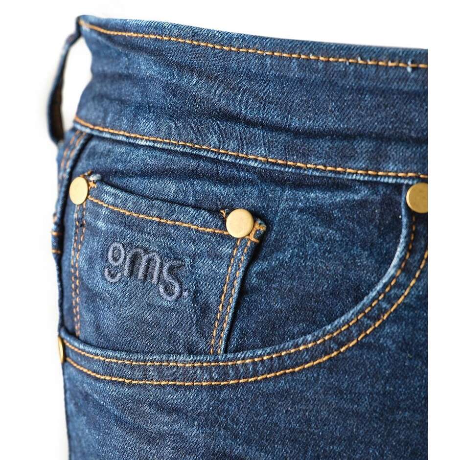 Moto GMS Austin Regular Herrenjeans Dunkelblau - L36