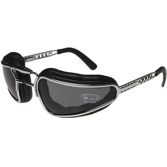 Moto goggles Baruffaldi Easy Rider Blacks Double Yellow Lens