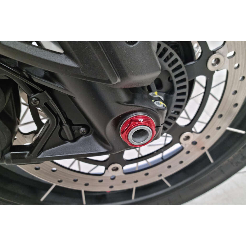 Moto Guzzi CNC Racing Red Front Wheel Axle Nut DA405
