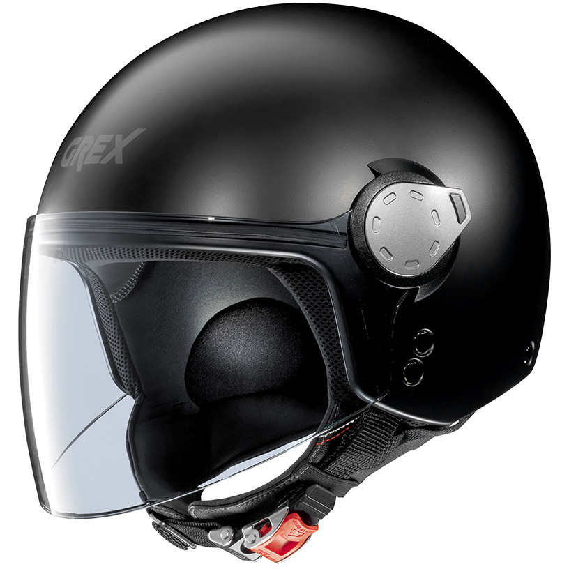 Moto Helm Mini-Jet Grex G3.1e Kinetic Matt Schwarz