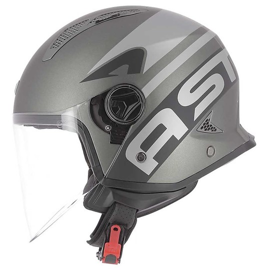 Moto Helmet Demi-Jet Astone MINIJET LINK Gray