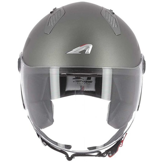 Moto Helmet Demi-Jet Astone MINIJET LINK Gray