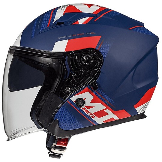 Moto Helmet Double Visor MT Helmets AVENUE SV SIDEWAY J0 Matt White