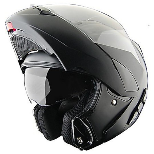 Moto Helmet Modular Origin Riviera Doppel Visor Dandy Gloss Black