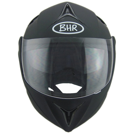Moto Helmet Modular Steering BHR 705 Sport Doppel Visor Matt Black