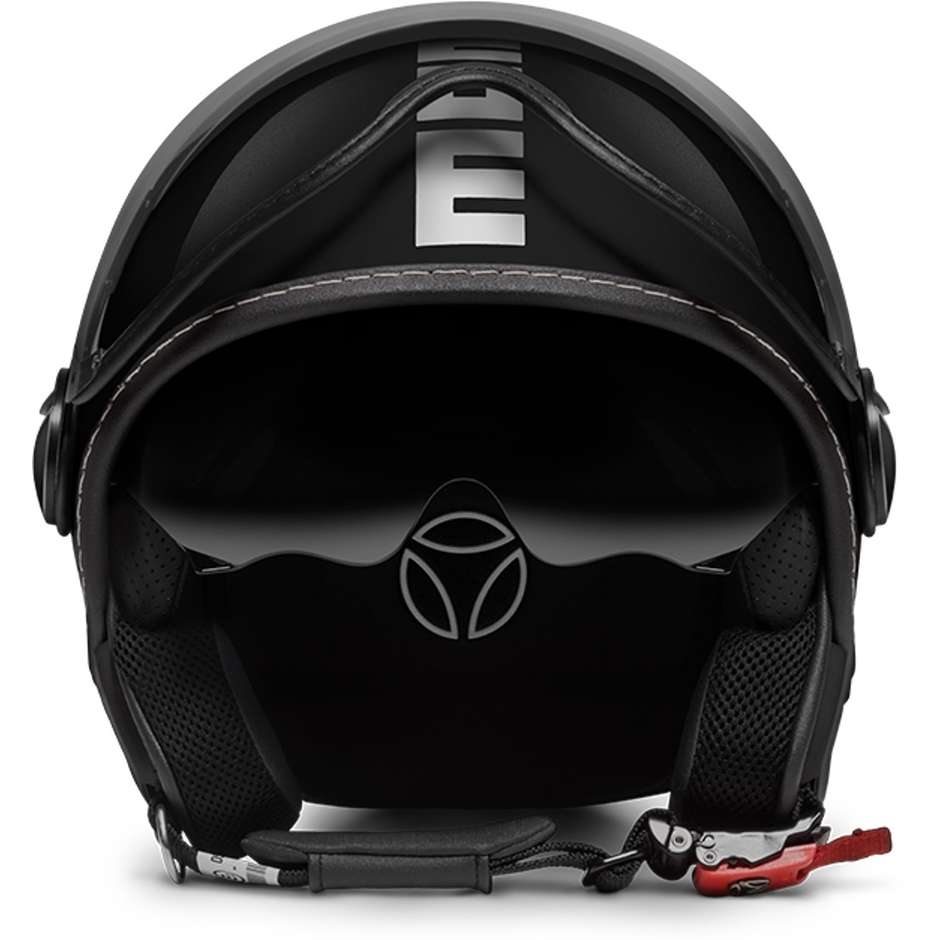 Moto Helmet Momo Design Fighter Evo Chrome Metallic Black