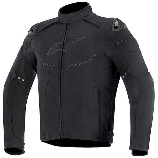 Moto Jacke aus Stoff Alpine Moto ENFORCE Drystar® Jacke Schwarz