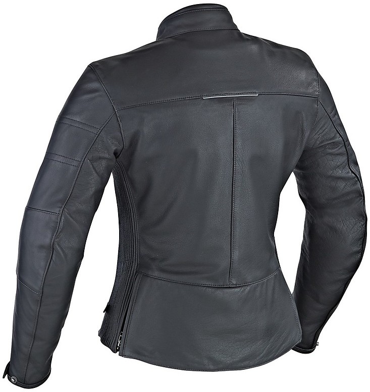 Moto Jacke Frau in Leder Ixon Lady Kristall Slick Schwarz Online-Verkauf 