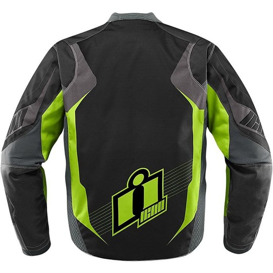 Moto Jacke Jacket Technische Gewebe Icon Overlord Hallo-Vision