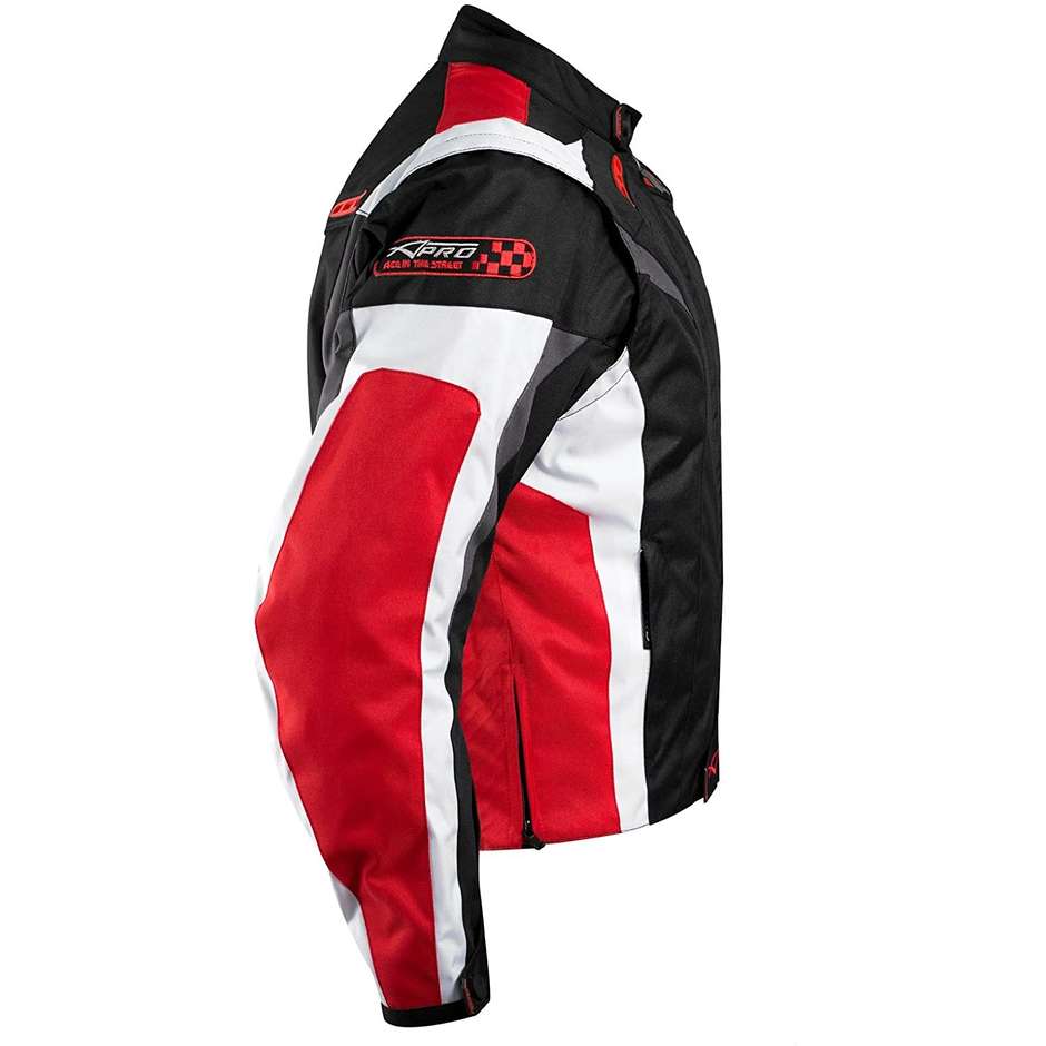 Moto Jacke Stoff A-Pro Touring Sport Red Ace