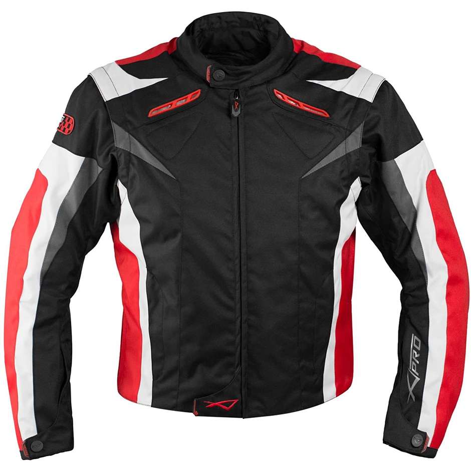 Moto Jacke Stoff A-Pro Touring Sport Red Ace