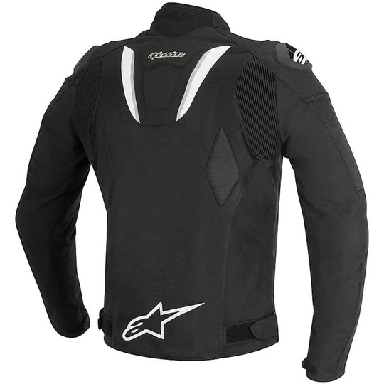Moto Jacket Alpinestars T-GP technical R AIR Textile Jacket Black White