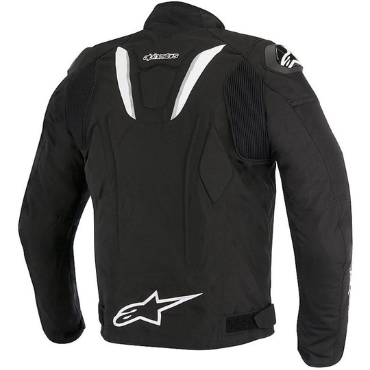 Moto Jacket Alpinestars T-GP technical R Waterproof Textile Jacket Black White