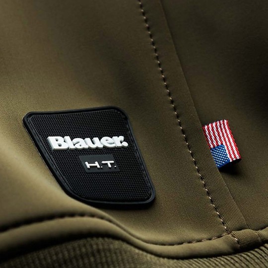 Moto jacket Blauer SWEATSHIRT JACKET MAN EASY 1.1 Bosco