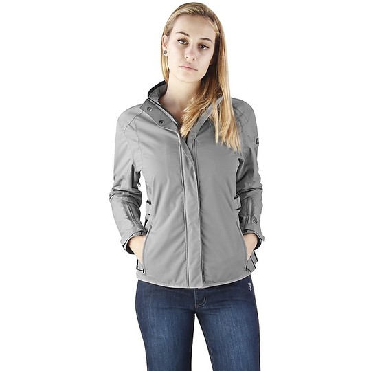 Moto Jacket by Donna in OJ VANITY Fabric Lady Gray