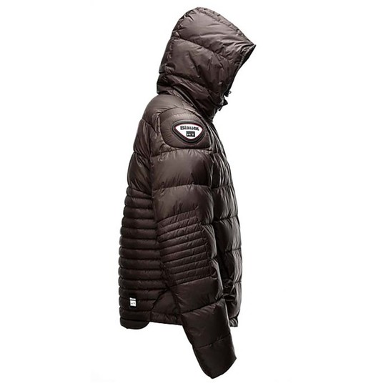 Moto Jacket Down Jacket Blauer Easy Winter Man With Protections