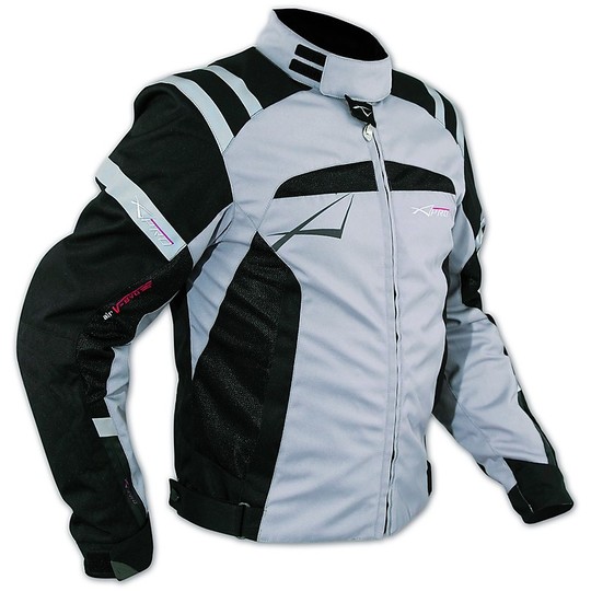 Moto Jacket Fabric A-Pro GTS Sport Touring Grau