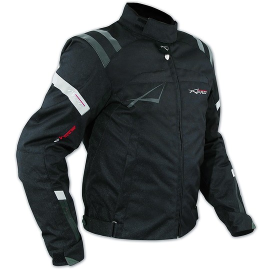 Moto Jacket Fabric A-Pro GTS Sport Touring Schwarz