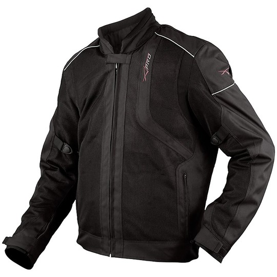 Moto jacket Fabric A-Pro Perforated Sport Sensor Black