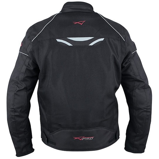 Moto jacket Fabric A-Pro Perforated Sport Sensor Black