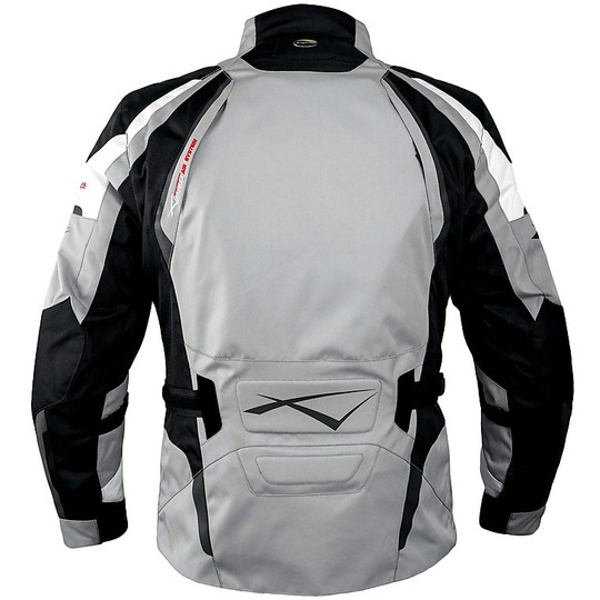 Moto Jacket Fabric A-Pro Spezial-Tourenwagen Ages Grau / Schwarz