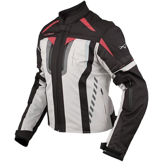 Moto jacket Fabric A-Pro Sport Alexa Lady Red