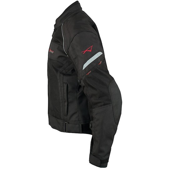 Moto jacket Fabric A-Pro Sport Peak Lady Black