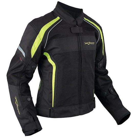 Moto jacket Fabric A-Pro Sport Peak Lady Fluo