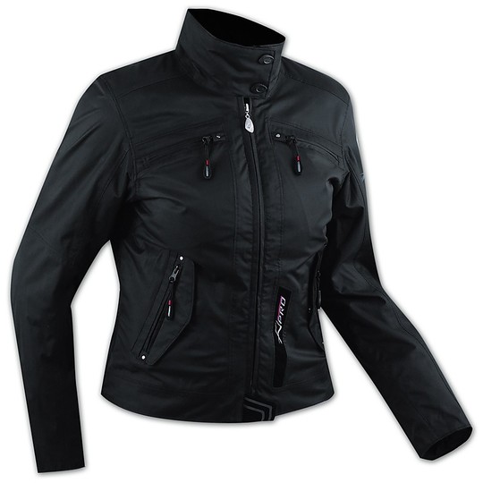 Moto jacket Fabric A-Pro Sports City Goddess Lady Black