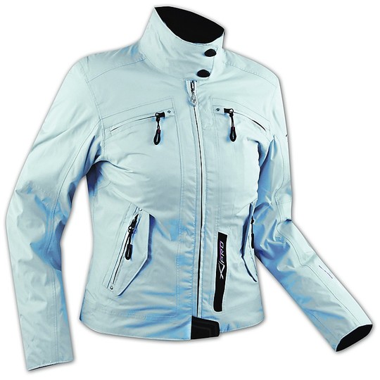 Moto jacket Fabric A-Pro Sports City Goddess Lady Light Blue