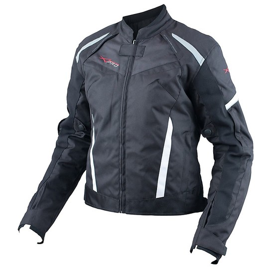 Moto jacket Fabric A-Pro Sports Hassen Lady Black