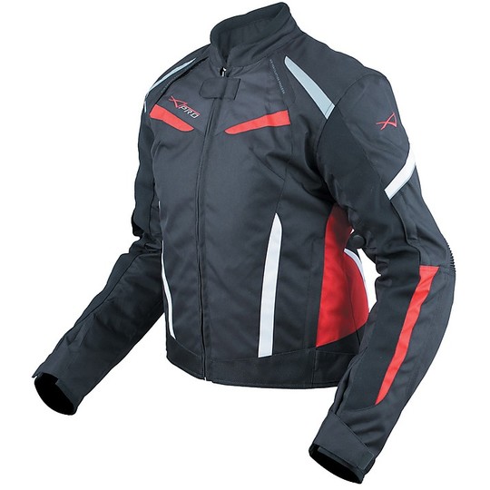 Moto jacket Fabric A-Pro Sports Hassen Lady Red