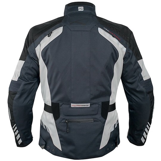 Moto Jacket Fabric A-Pro Tesla Top Evo Waterproof Dark Blue